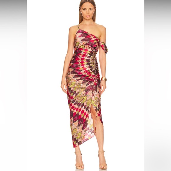 Cinq à Sept
 Velda Silk Midi-Dress